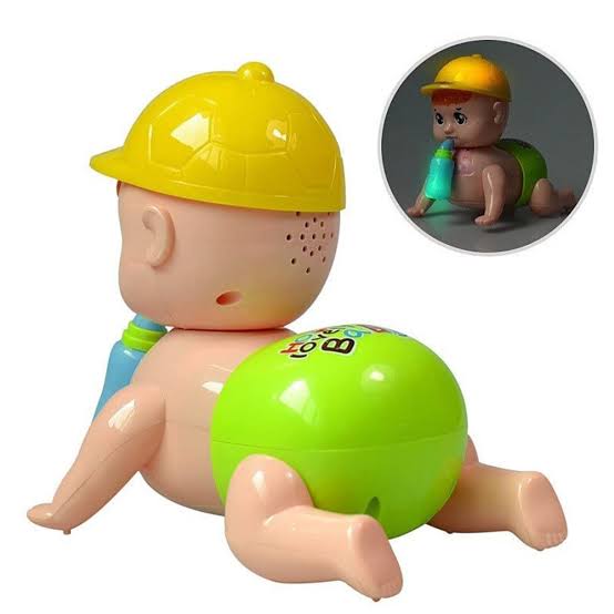 Crawling Baby Toy With Lighting Music For New Born Baby
